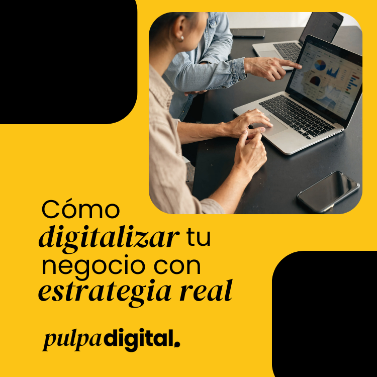 Portada del blog con el título “Cómo digitalizar tu negocio con estrategia real”
