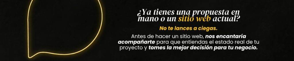 Banner de Pulpa Digital para agendar una auditoría web con el texto "Antes de hacer un sitio web, analiza el estado de tu proyecto con expertos".